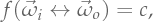 \Bsdf(\Dir_i \leftrightarrow \Dir_o) = c,