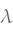\lambda